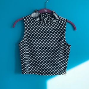 Turtle neck crop top